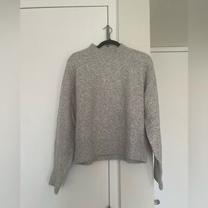 Grey Mockneck Sweater